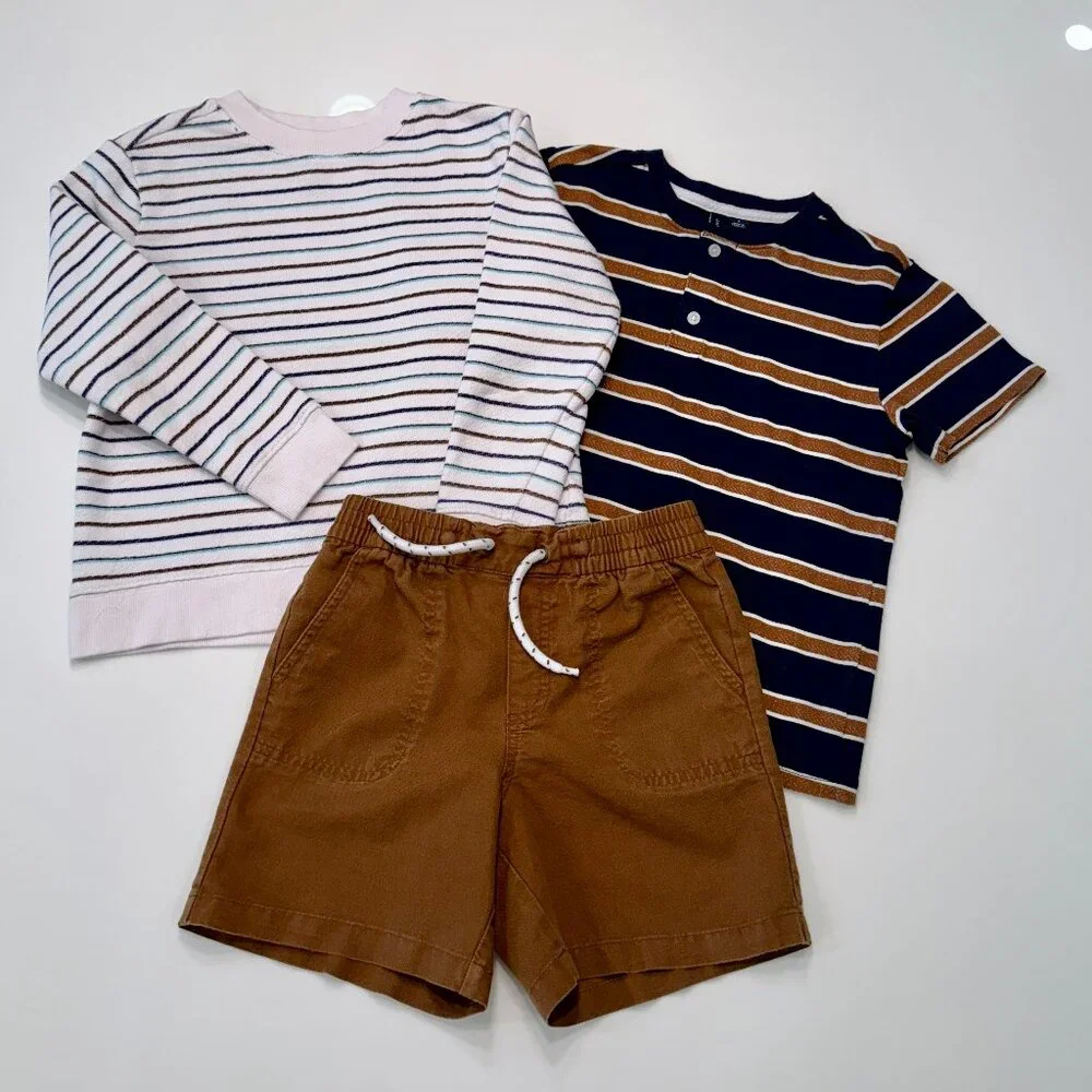 Janie & Jack Summer Henley Collection, Size 6 - Picture 2 of 7